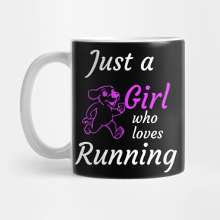 Just a girl who loves running Mug